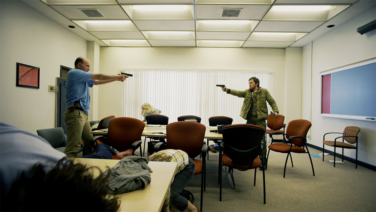 In an Instant Terror in the Library: Production Designer